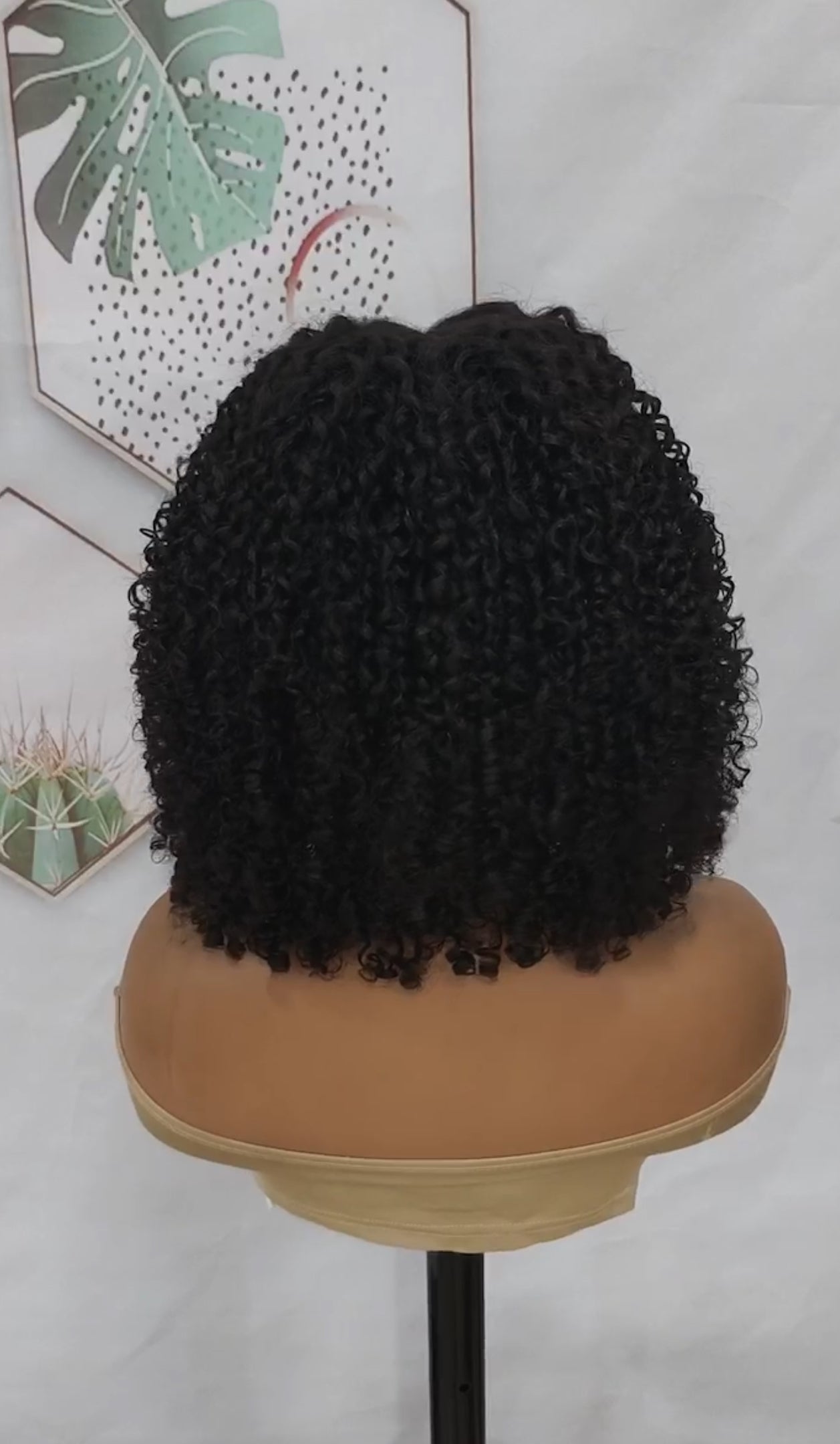 7x5 HD Glueless Wear & Go Wig – Finger Curly | 16” | 250% Density