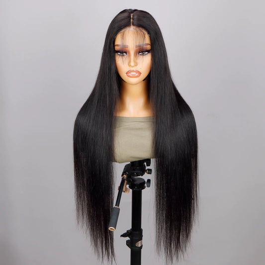 5x5 HD Lace Closure Wig – Straight | Glueless, Pre-Cut Lace, Pre-Plucked Hairline